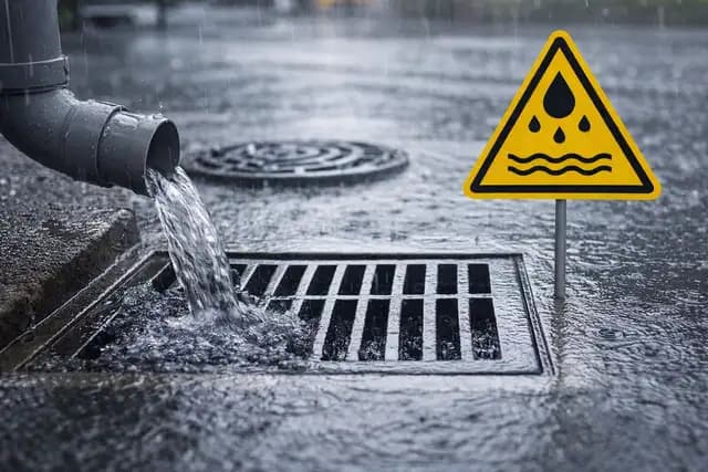 Схема ливневой сети для промышленной площадки